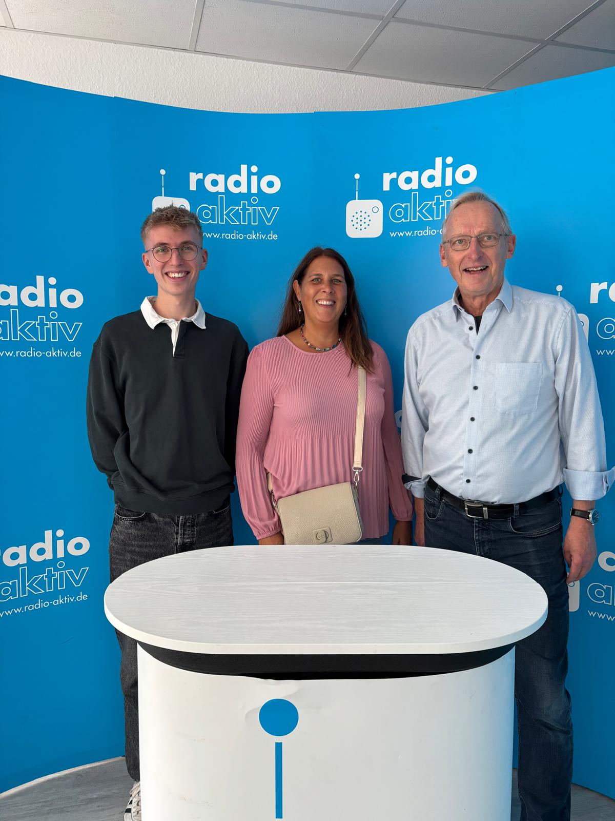 Ebbe, Sandra und Dietmar bei radio-aktiv